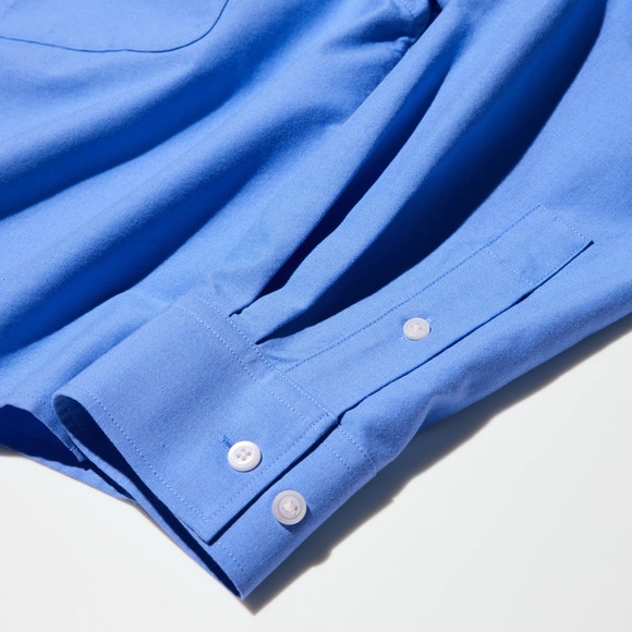 UNIQLO x JW Anderson • Oxford Blue Button-Up Top - Picture 6 of 13